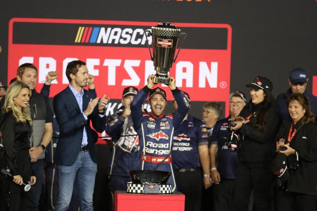 Ty Majeski Wins First Truck Series Title - The Podium Finish