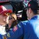 William Byron talking to seven-time Cup Series champion, Jimmie Johnson during practice and qualifying on Saturday. (Photo: Ricky Martinez | The Podium Finish)