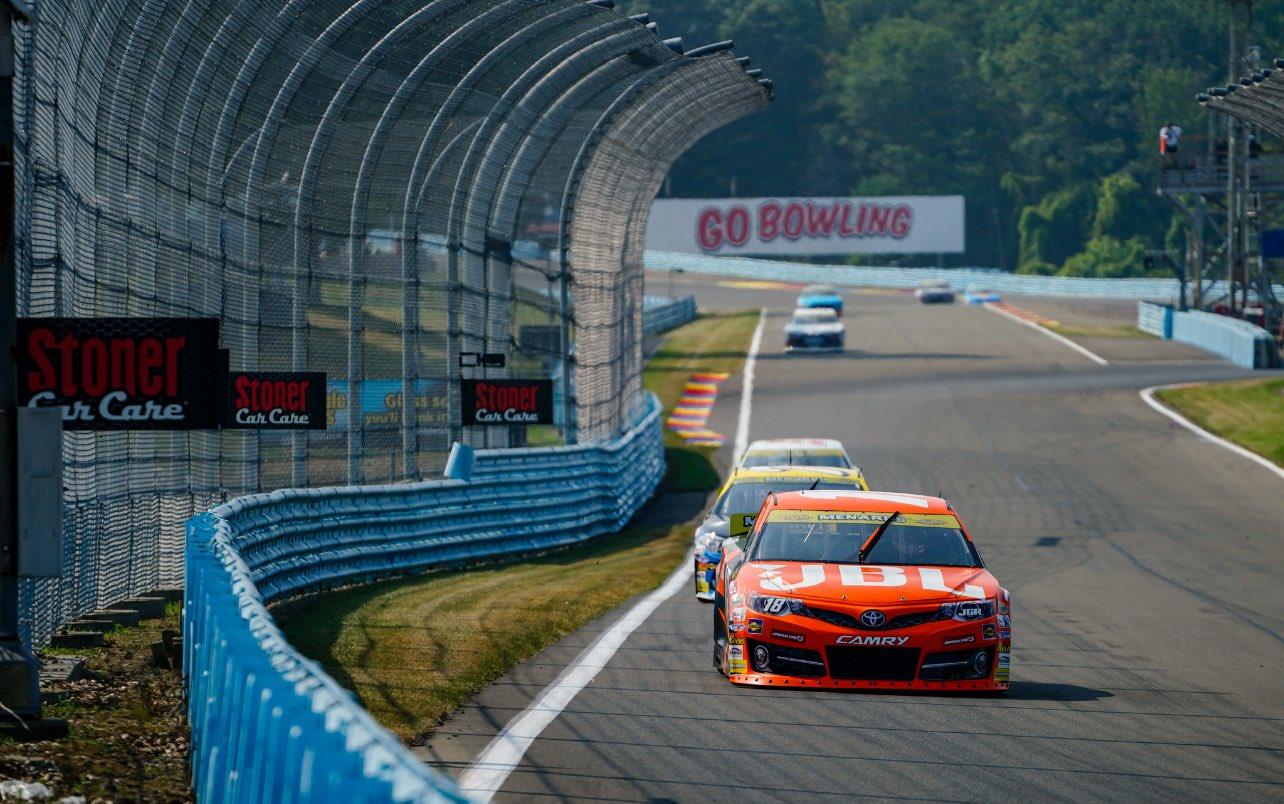 Brent Crews heads into Turn 6 during qualifying at Watkins Glen International for the General Tire 100.