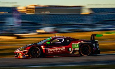 The Triarsi Competizione Ferrari during the Rolex 24 at Daytona (Photo: Jared Bokanoski | The Podium Finish)