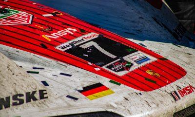 The No. 7 Porsche Penske Motorsport 963 in victory lane after winning the Rolex 24 at Daytona (Photo: Jared Bokanoski | The Podium Finish)