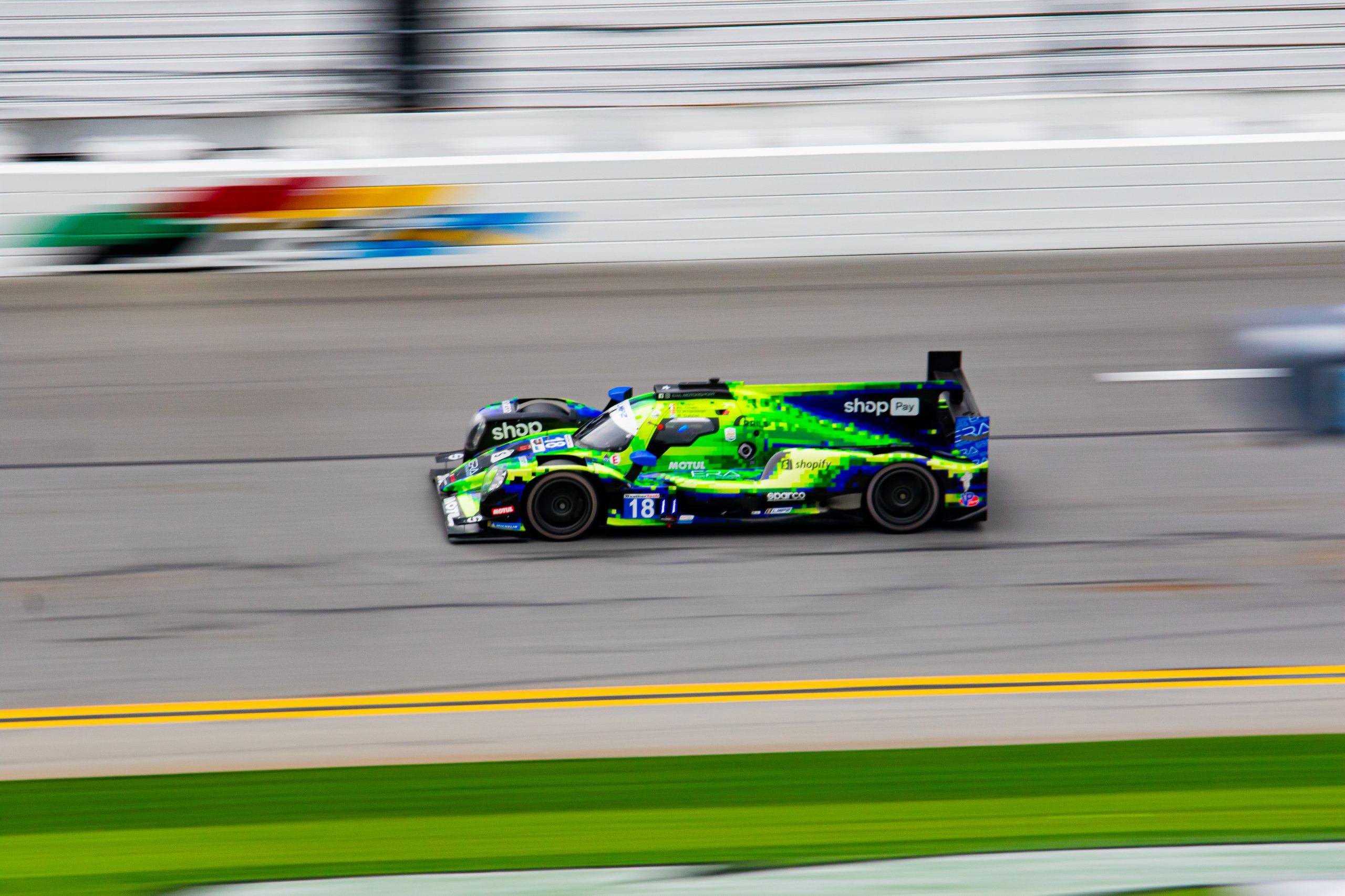 The No. 18 ERA Motorsports Oreca LMP2 qualifying for the Rolex 24 at Daytona (Photo: Tyson Gifford | The Podium Finish)