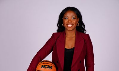 Portrait of Angel Gray during the 2024 College Basketball Seminar.