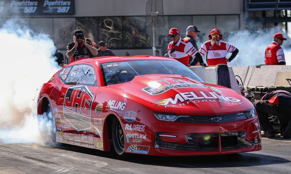 Erica Enders won the 2 Fast, 2 Tasty Challenge and backed it up with the top qualifier for the Route 66 Nationals this weekend.
