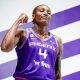 Phoenix Mercury forward/center Natasha Mack on media day. (Credit- Phoenix Mercury)