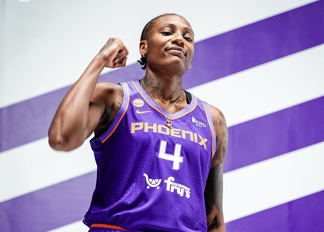 Phoenix Mercury forward/center Natasha Mack on media day. (Credit- Phoenix Mercury)