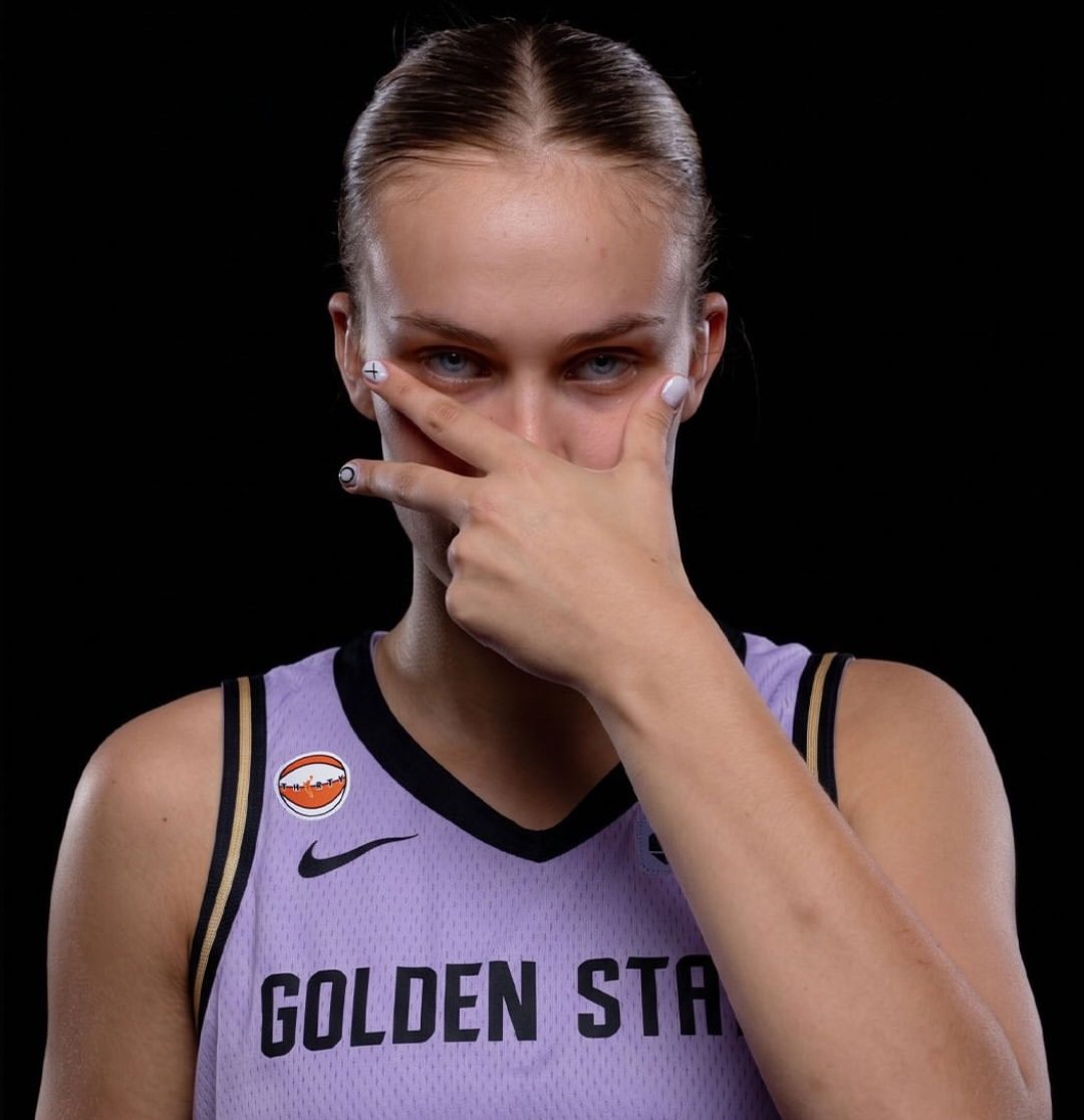 Valkyries Rookie Juste Jocyte at Golden State Valkyries Media Day. (Photo: Golden State Valkyries)