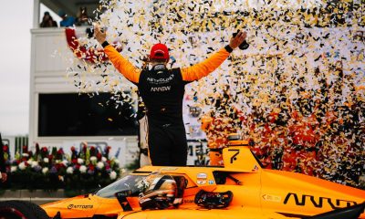 Christian Lundgaard celebrates his second victory of the 2026 season at the XPEL INDYCAR Grand Prix at Road America (Photo: Joe Skibinski | Penske Entertainment).